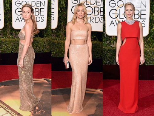 All the Best Fashion Trends at the Golden Globes: Jennifer Lawrence, Brie Larson, and More
