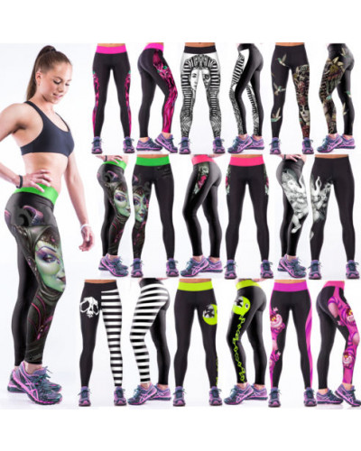 Sexy Design Print Womens YOGA Workout Gym Sports Pants Leggings Fitness Stretchy